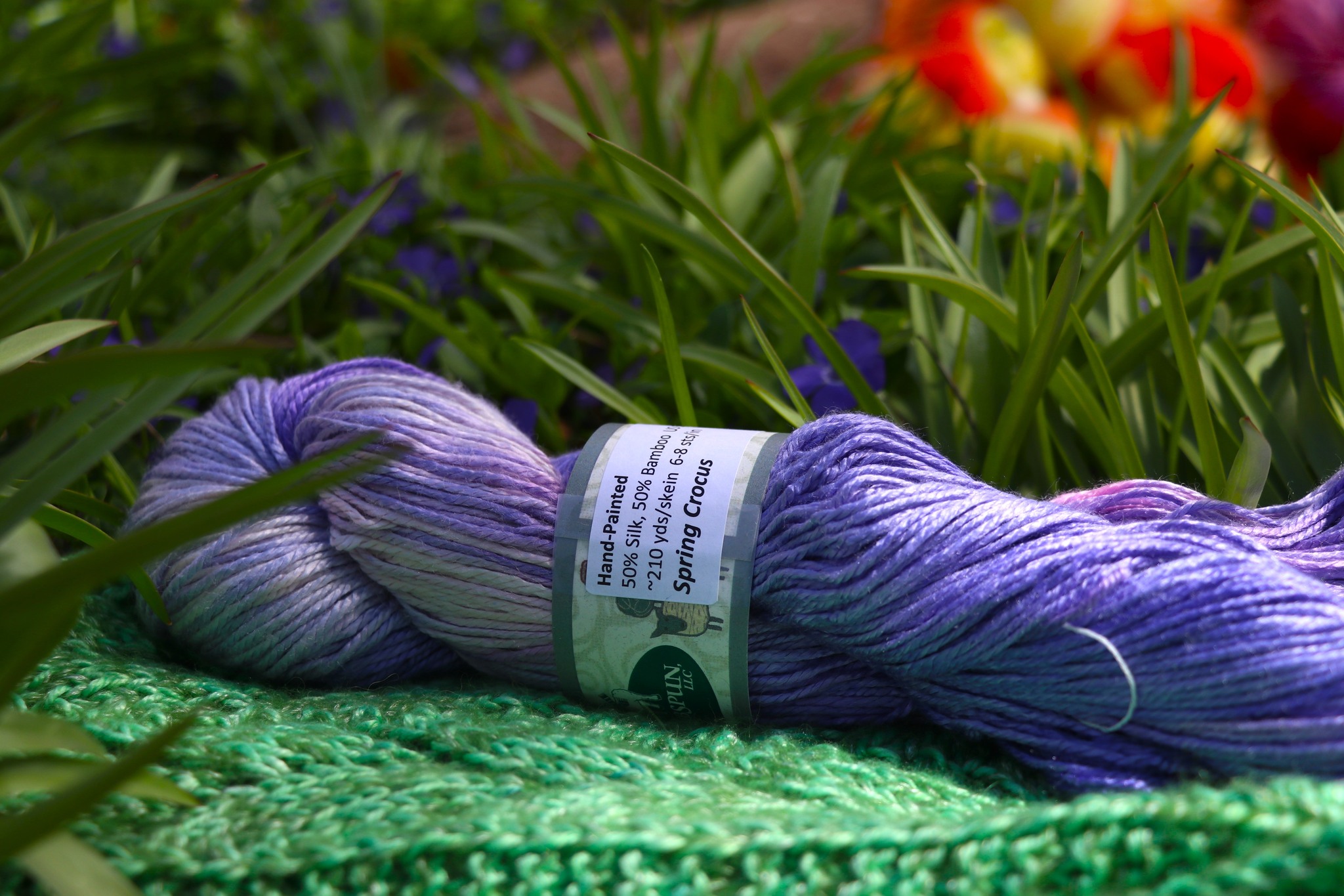 Lambspun silk